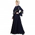 Designer Cape abaya- Navy Blue Designer Cape abaya- Navy Blue
